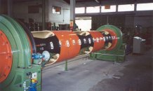 Tubular stranding line